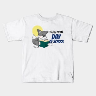 Fox 100  day of school Kids T-Shirt